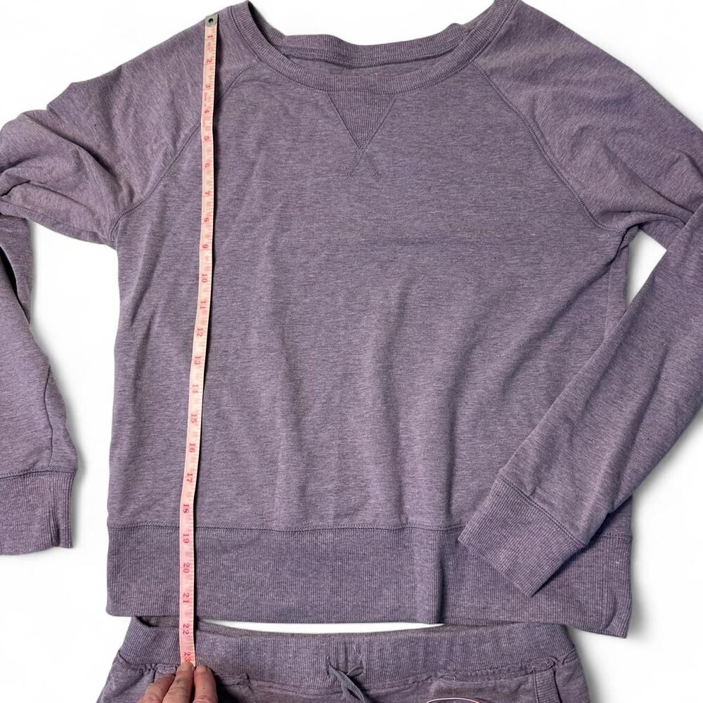 Gap Mauve Sweatshirt and Shorts Two Piece Loungewear Set - Top S Bottom M - Picture 4 of 8